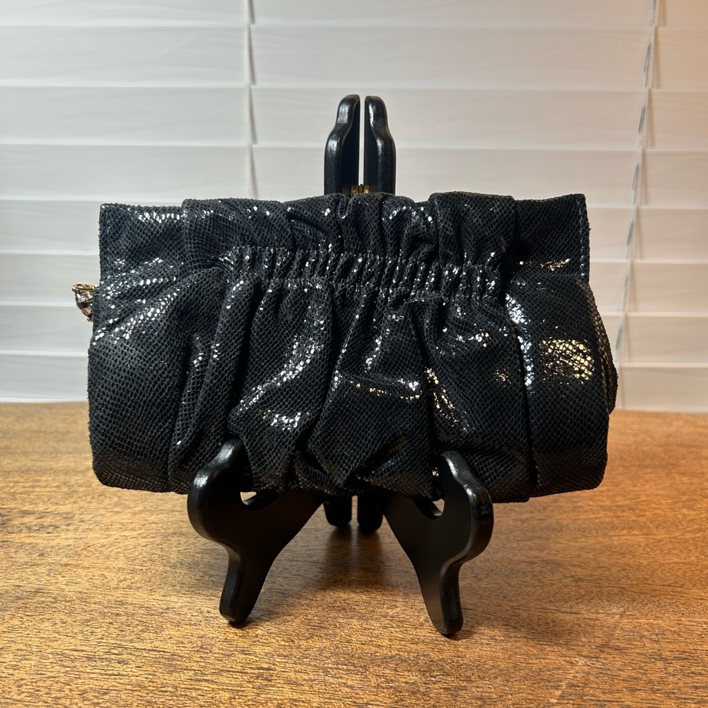 Henri Bendel Black Clutch Bag